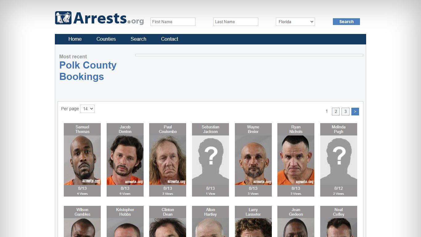 Polk County Arrests and Inmate Search